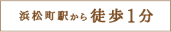 浜松町駅から徒歩1分