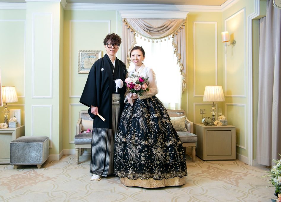 韓国と日本の国際結婚式