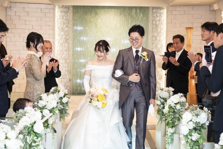 笑顔あふれる家族挙式